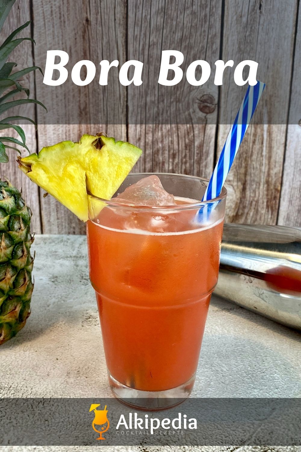 Bora Bora Cocktail — Non-alcoholic and fruity drink