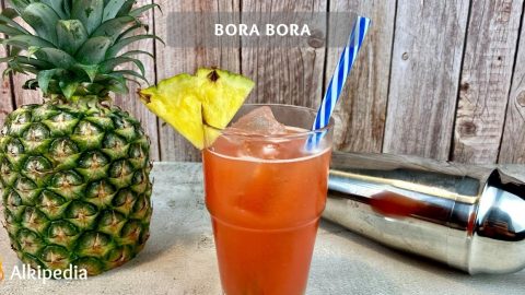 Bora Bora Cocktail — Non-alcoholic and fruity drink