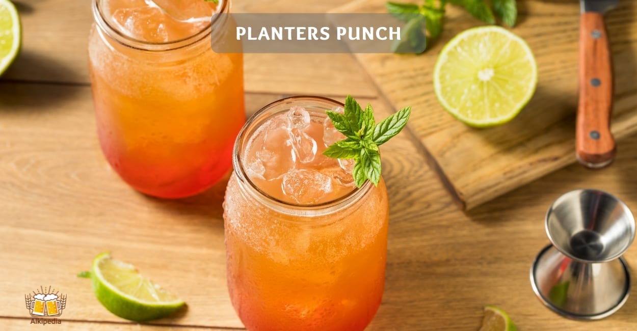 Planters punch cocktail recipe