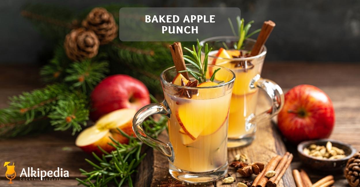 Baked apple punch – a fruity delight with a christmas market feeling