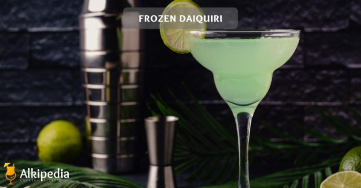 A glass of frozen daiquiri