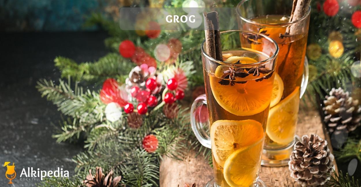 Grog with christmas decorations