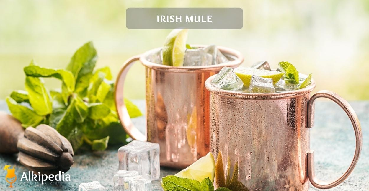 Irish mule in copper mugs