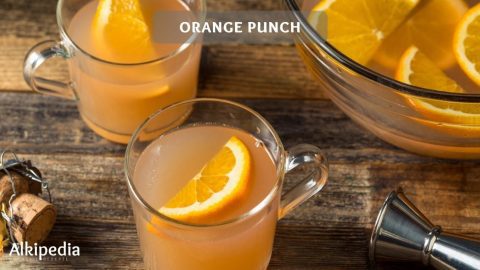 Orange punch – Fruity and warming cocktail